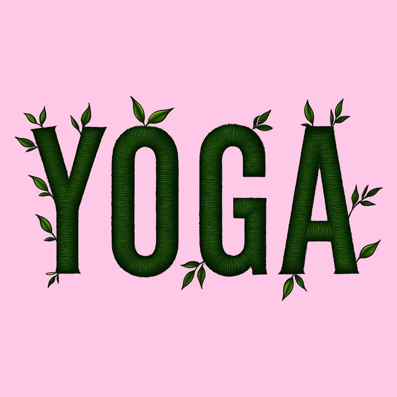 Yoga Vert Feuillage Texturé