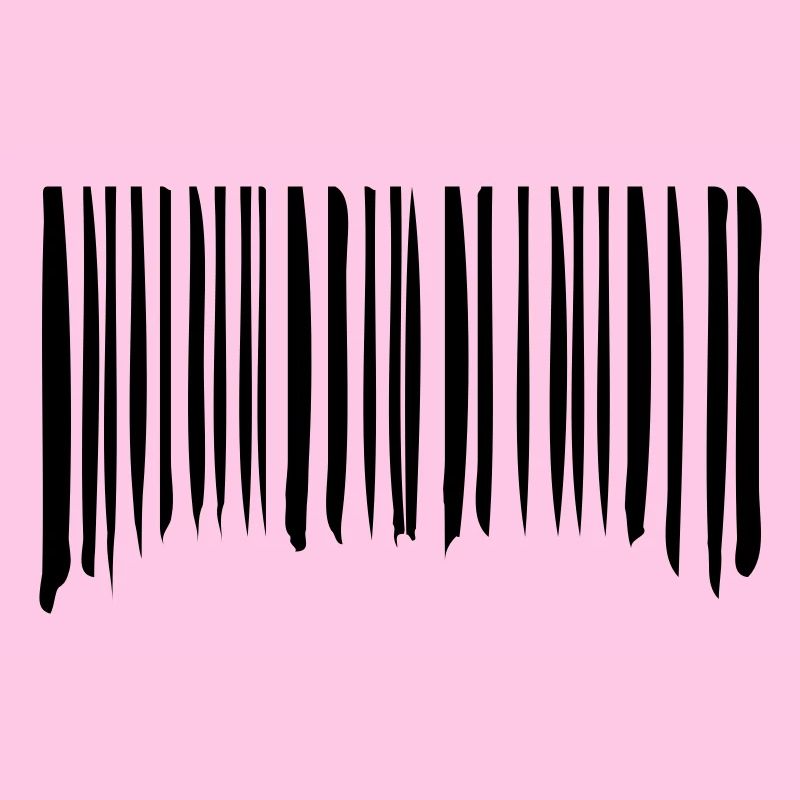 Barcode Striche Linien Gekritzelt Strichcode Scan