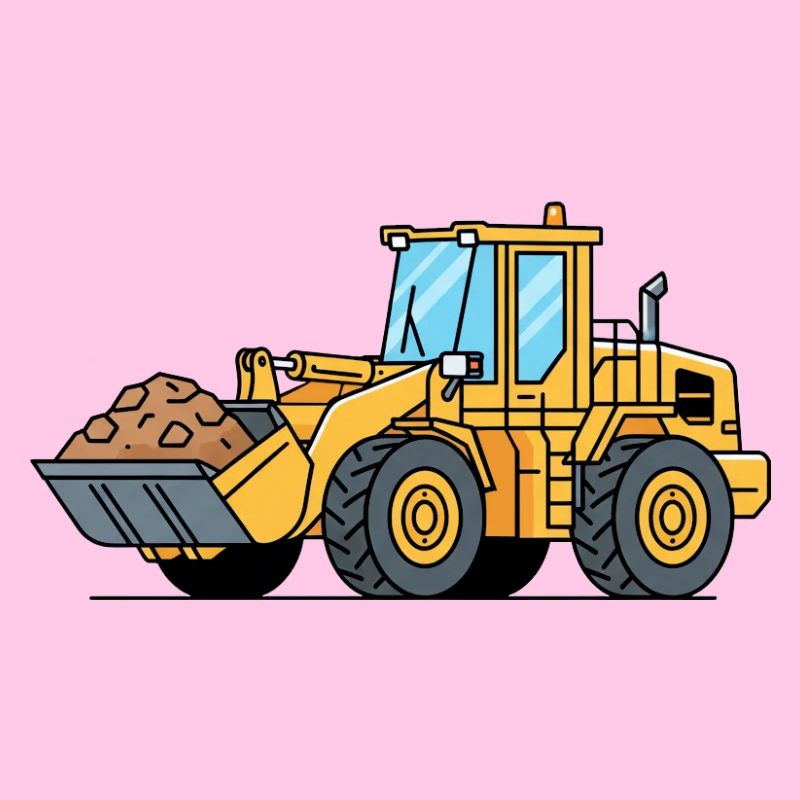 Wheel loader construction machine