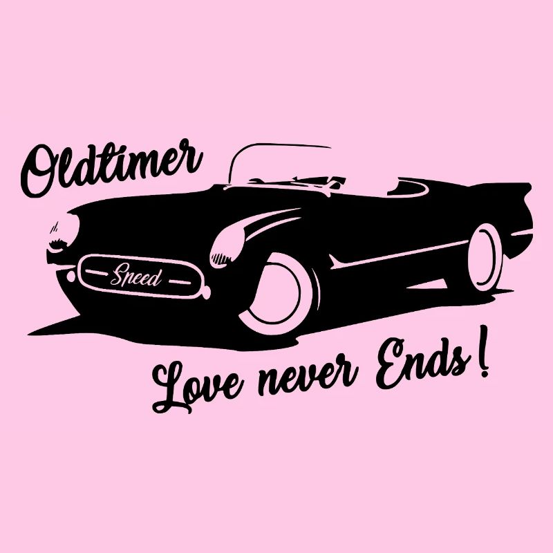 Oldtimer - Love never ends - Auto mit Schrift