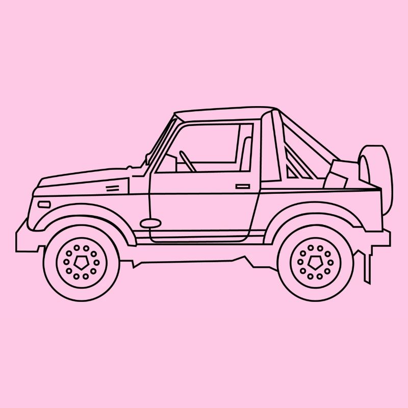 4X4 Auto Umriss