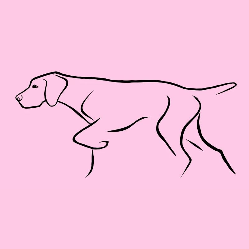 Pointing dog