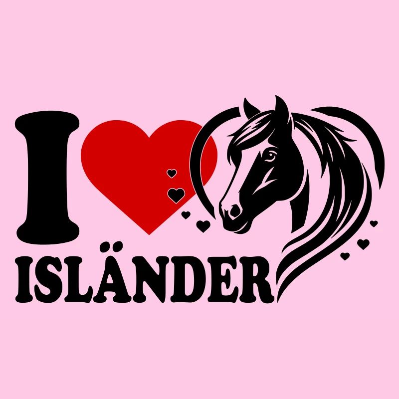 I love Pferd Isländer