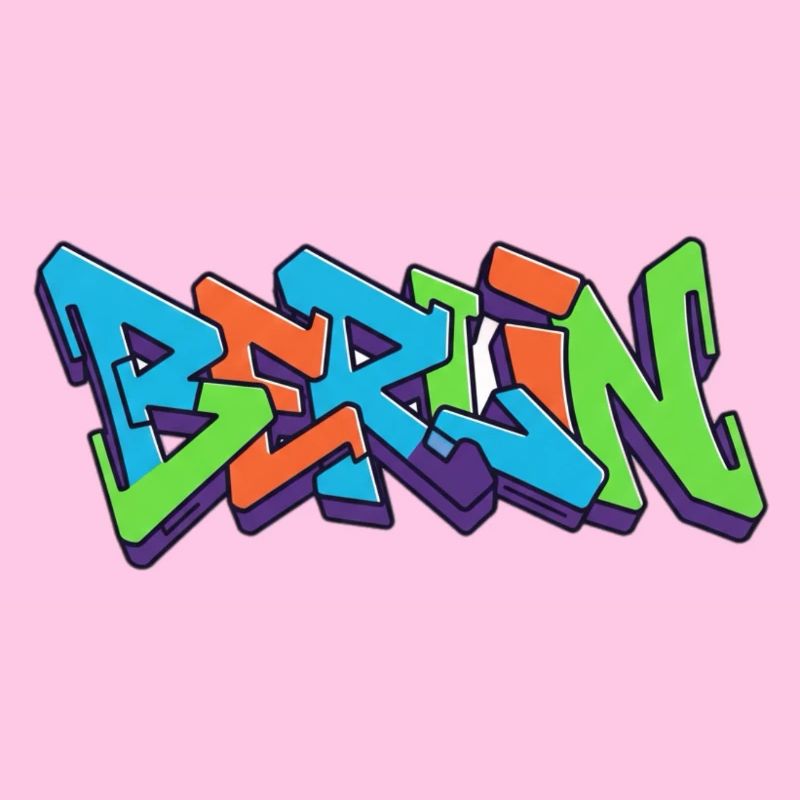 Berlin Streets Graffiti Colour Explosion