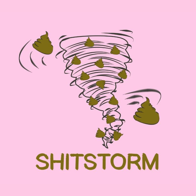 Shitstorm Comic literally