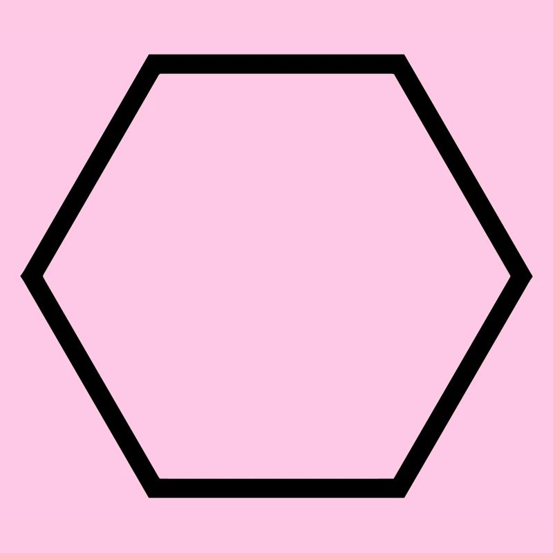 Hexagon Hexagone Sechseck Form - Custom it !