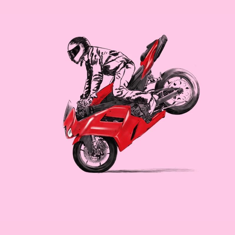 motorcycle stunt