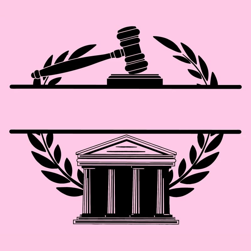 Anwaltsmonogramm Gerichtsgebäude