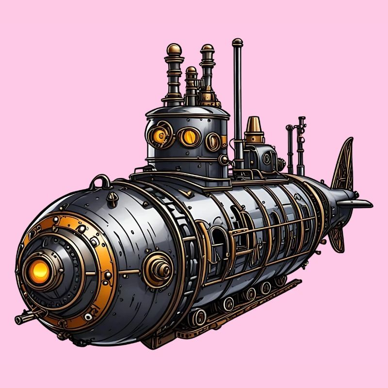Steampunk-U-Boot
