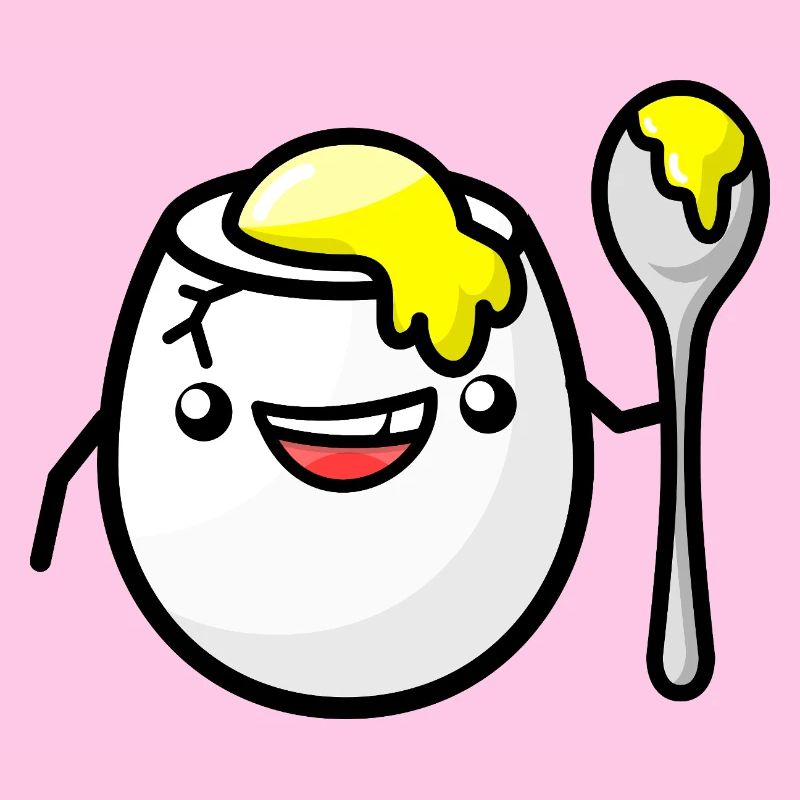 Breakfast egg while doing your hair