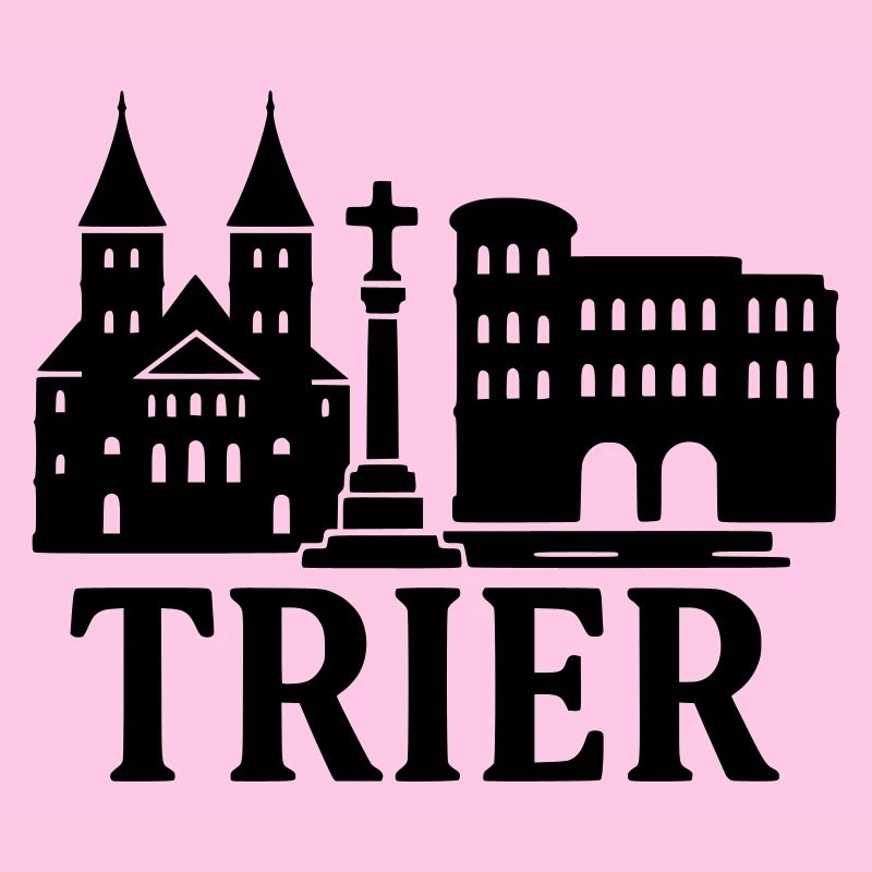 Silhouette de point de repère de Trèves