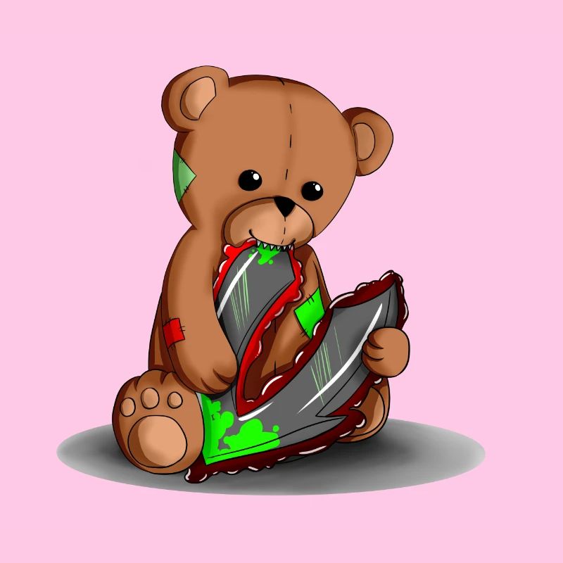 Teddy with logo