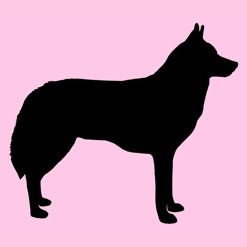 Silhouette de loup