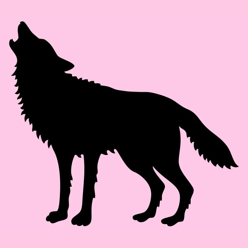 Howling Wolf (Silhouette)