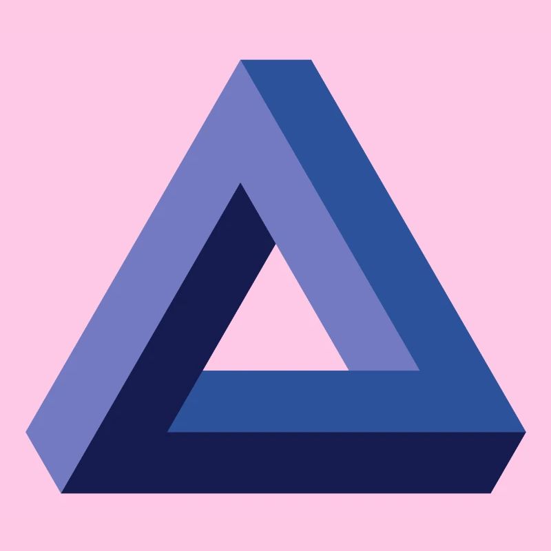 Triangle illusion d'optique