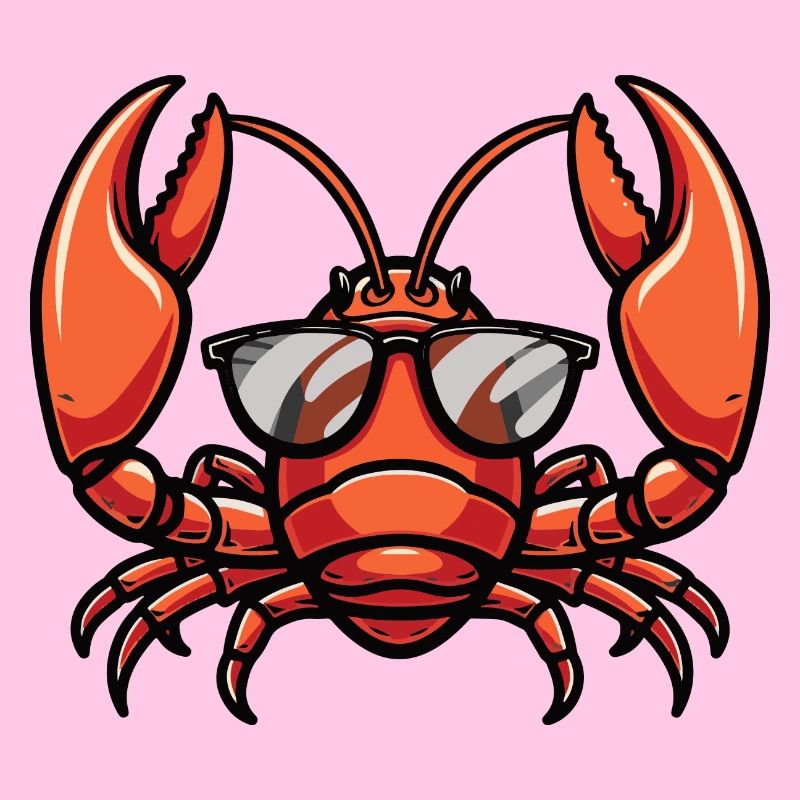 Hummer Krebs Comic Cool