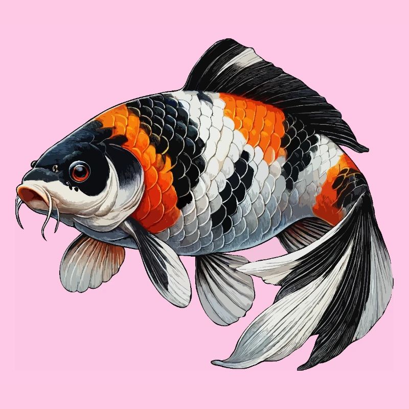 Koi Karpfen oder Wi sw
