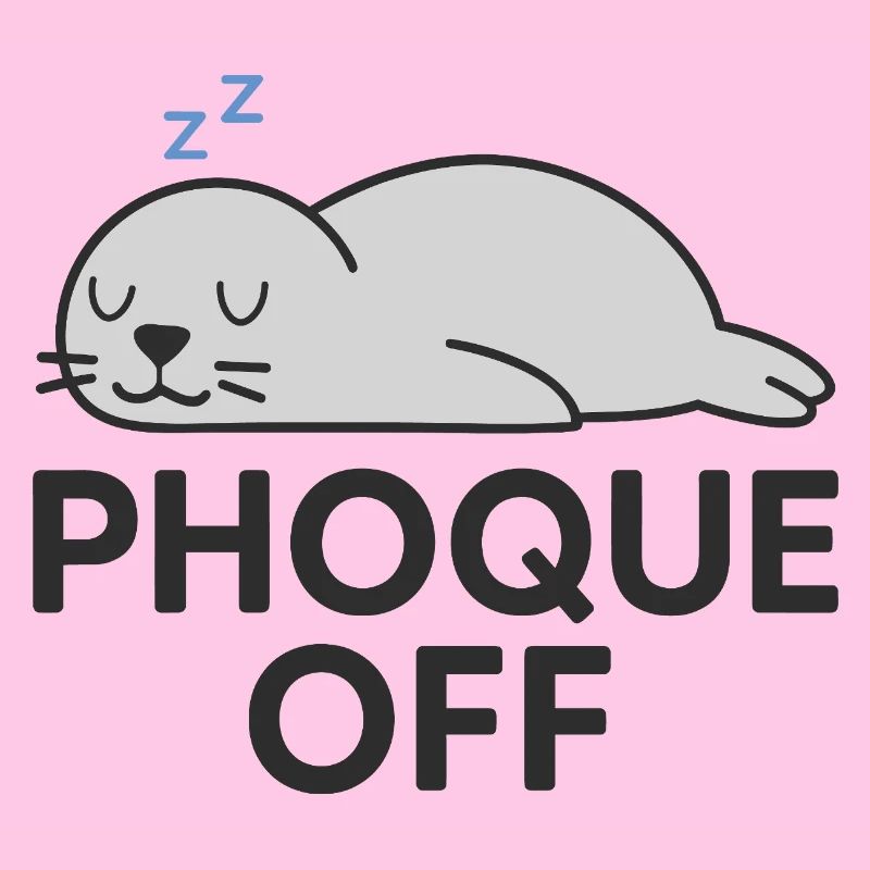 Phoque Off – Jeu de mots drôle et décalé