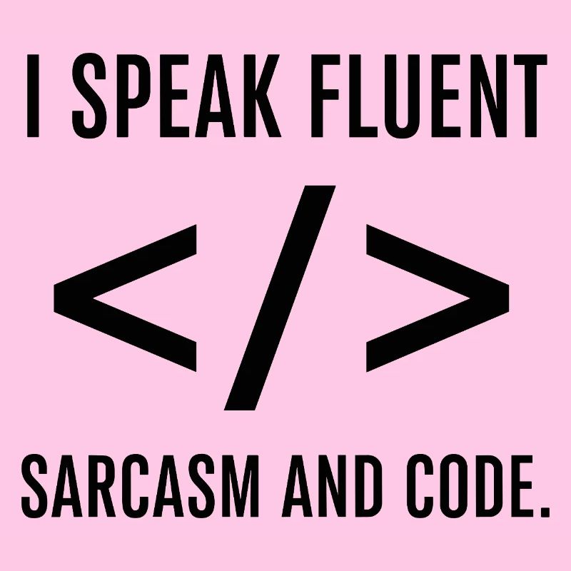 Ich spreche fließend Code