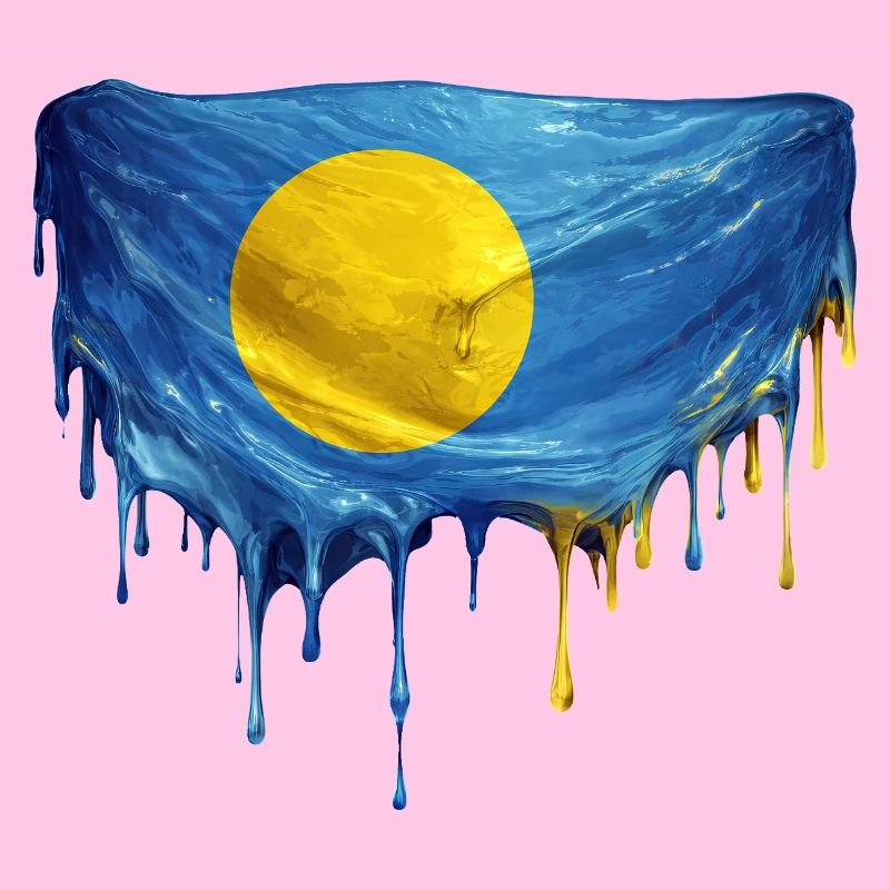 Drapeau Dégoulinant de Palaos