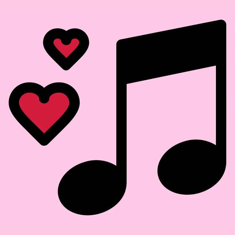 Romantic music note