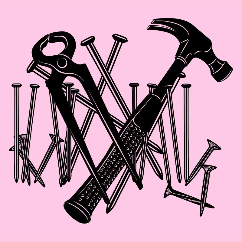 Carpenter tools and nails