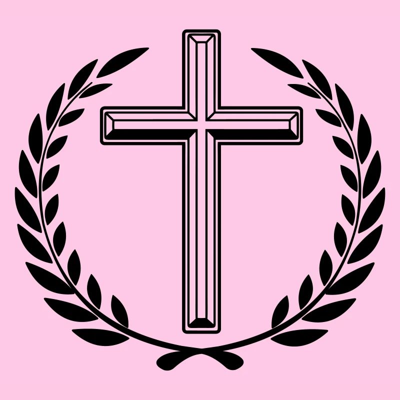 Kreuz Lorbeerkranz