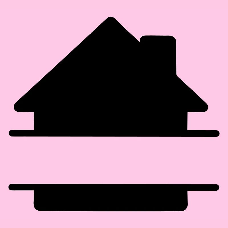 Hausschatten-Logo-Textbanner