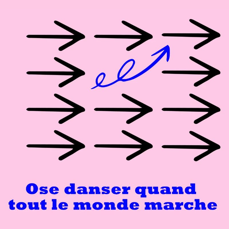 Dance when everyone else walks – Minimal design