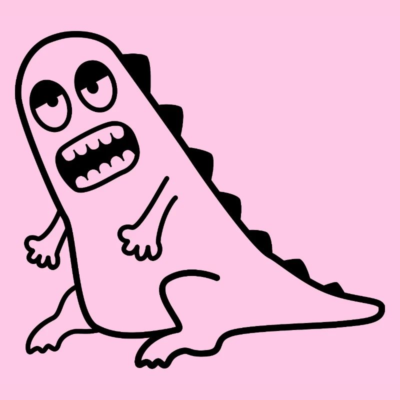 Dino Grrr – T-Rex, Nerd & Comic Style