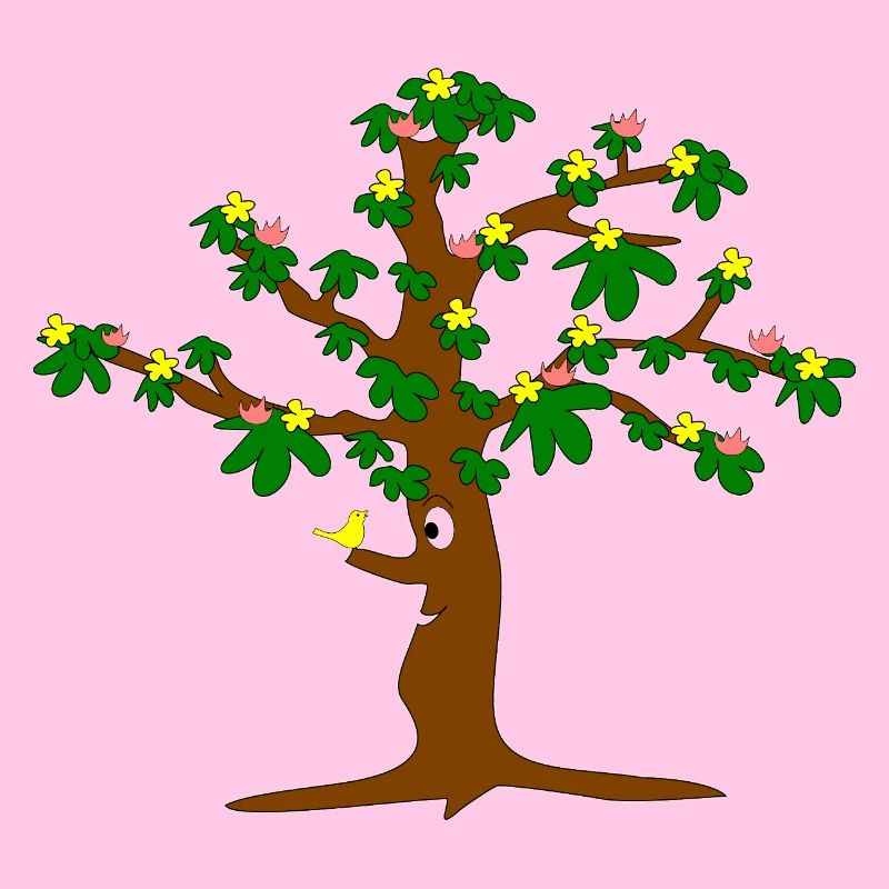Baum voller Blüten