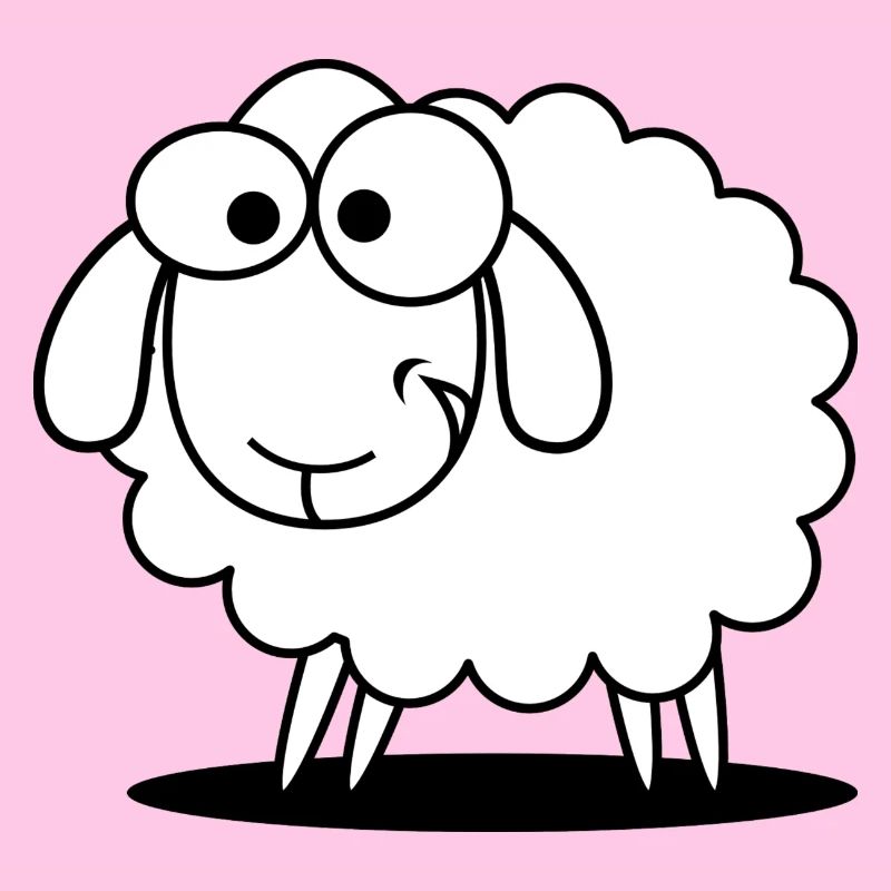 Witziges Schaf