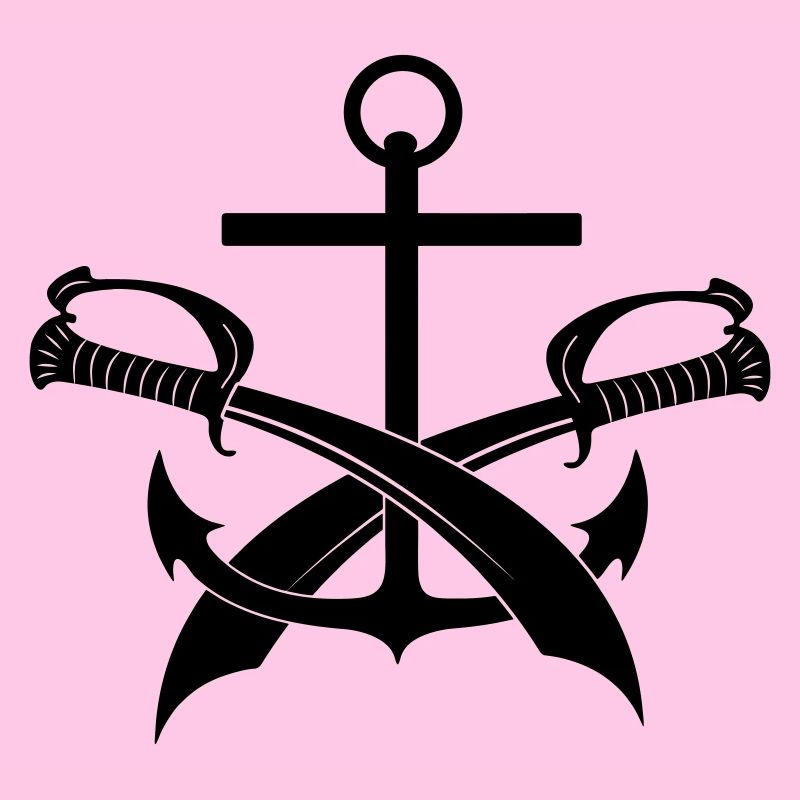 Ancre et deux épées