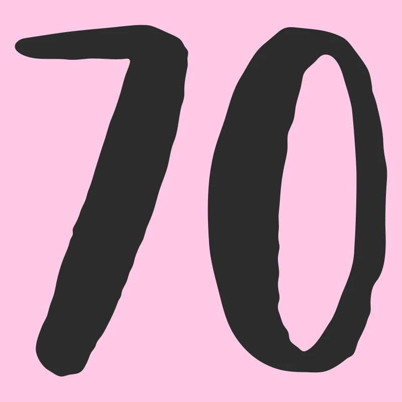 70er Zahl Nummer
