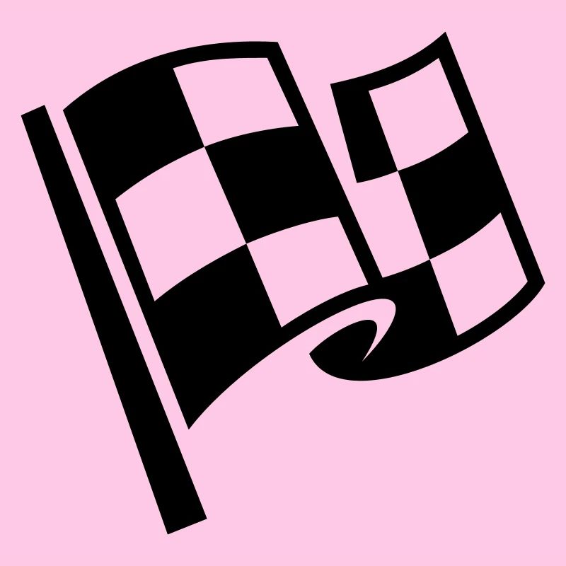 Drapeau Course Cible Voiture