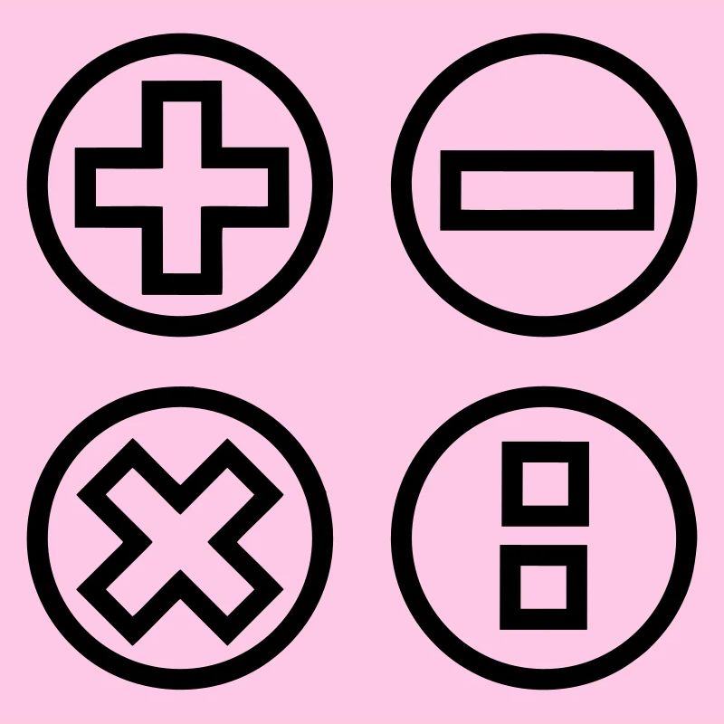 Logo mit vier Emblemen berechnen Schattenbild