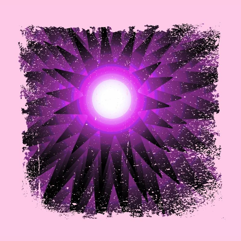 Supernova violett mit ausgefranstem Rand