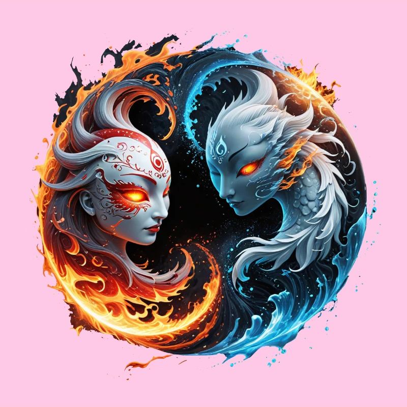 Harmonie élémentaire, yin et yang de la nature.