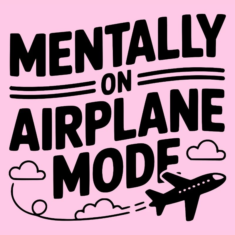 Mental im Flugzeugmodus