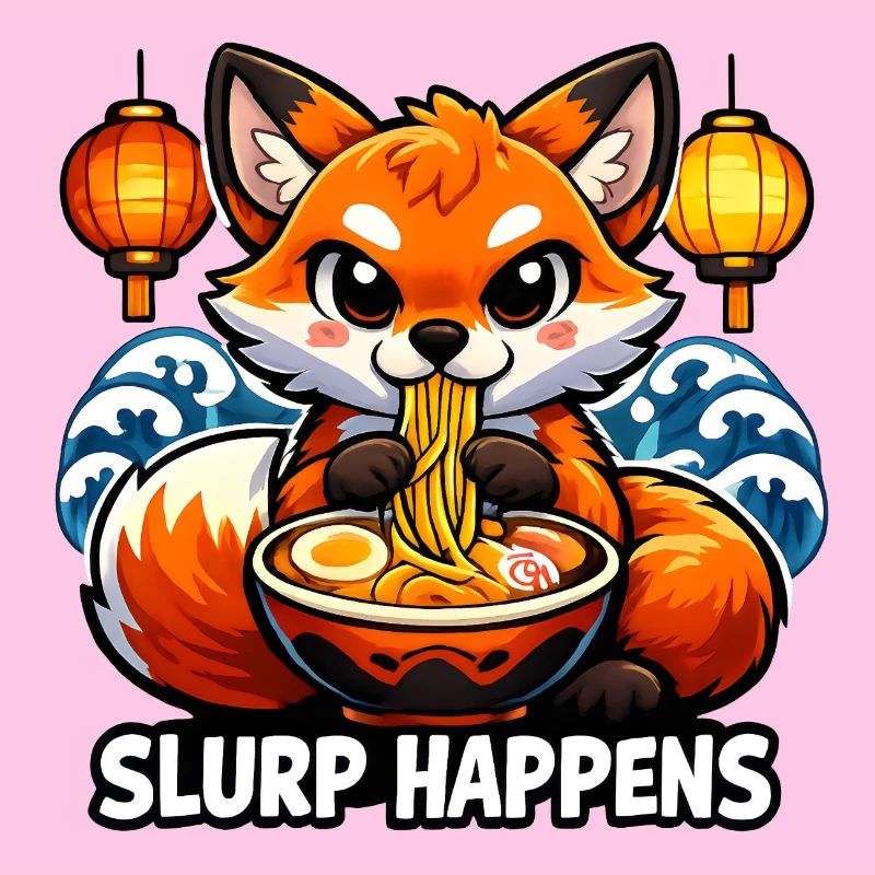 Le slurp de renard de ramen arrive