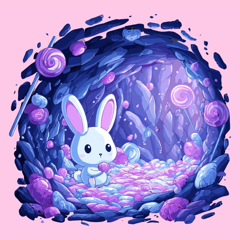 Sugar Cave Bunny in Candy Light