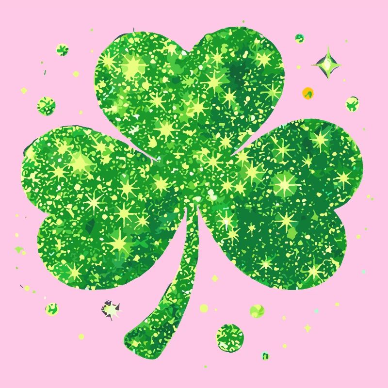 Fête de la Saint-Patrick Trèfle Lucky