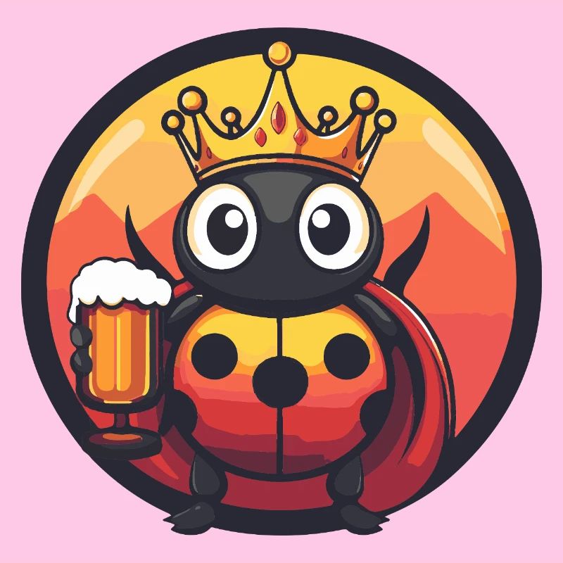 Ladybug Beer Funny