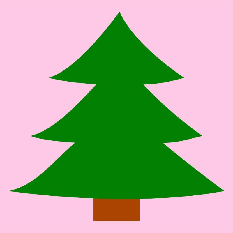 Weihnachtsbaum Silhouette