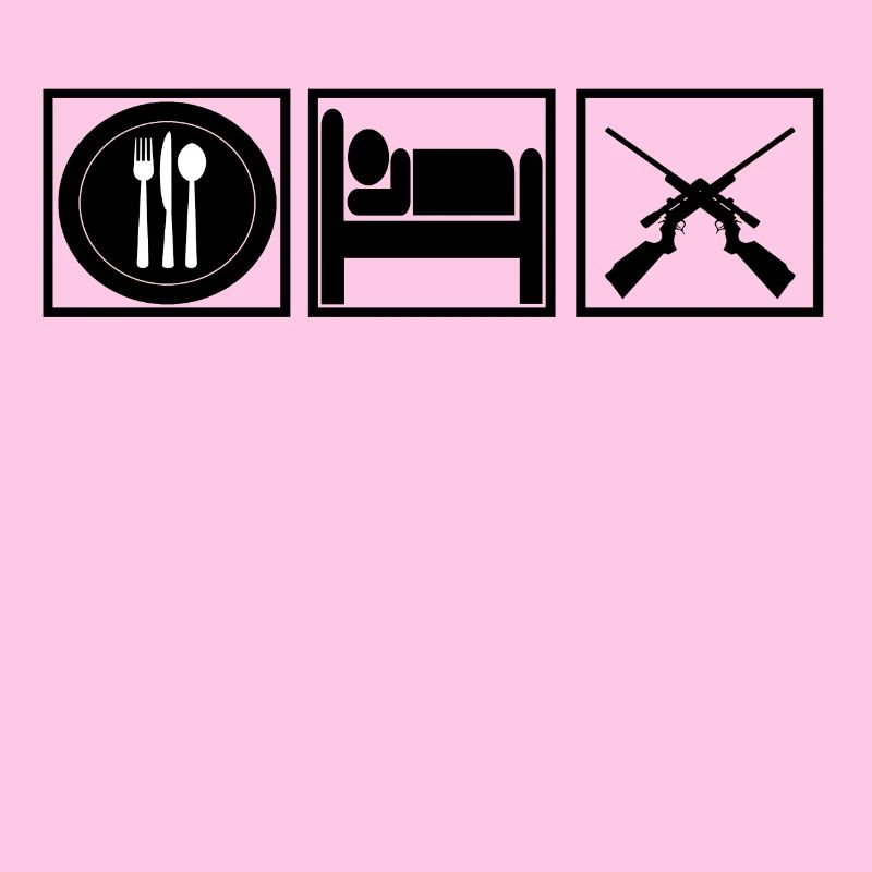 manger sommeil hobby chasse chasseur
