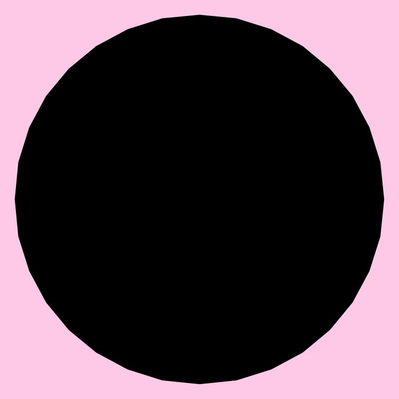 Mathematics-symbol - black circle - hole