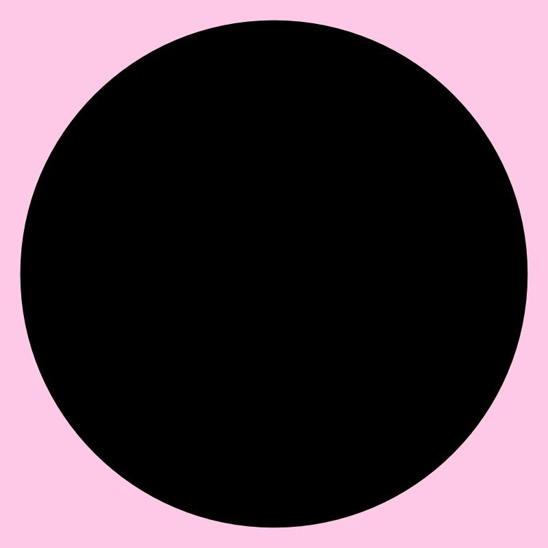Mathematics-symbol - black circle - hole