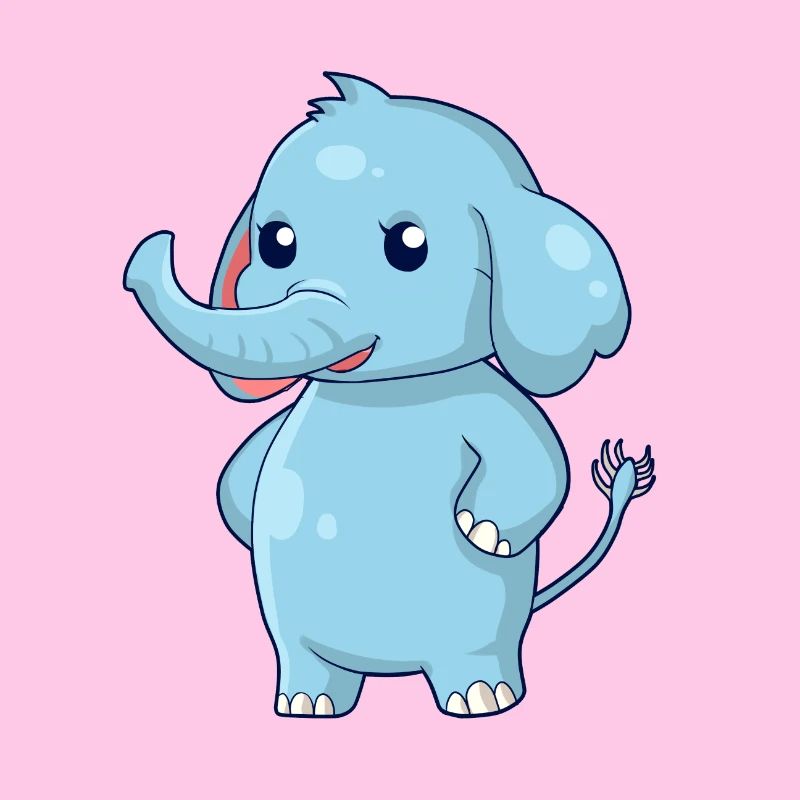 debout Elephant
