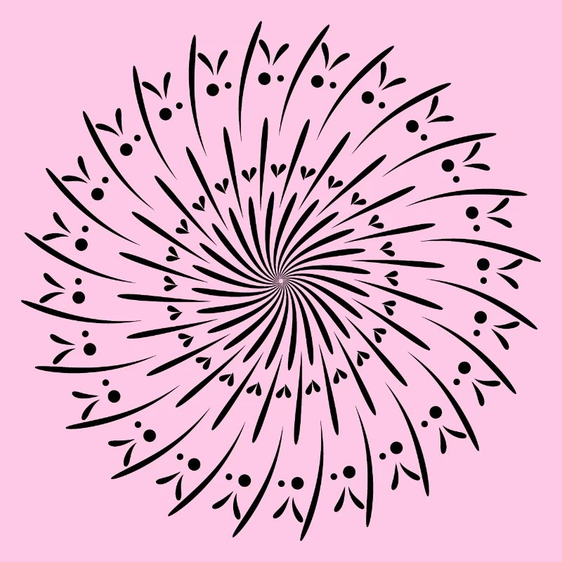 Rotating Circle Pattern Circle Gift Idea