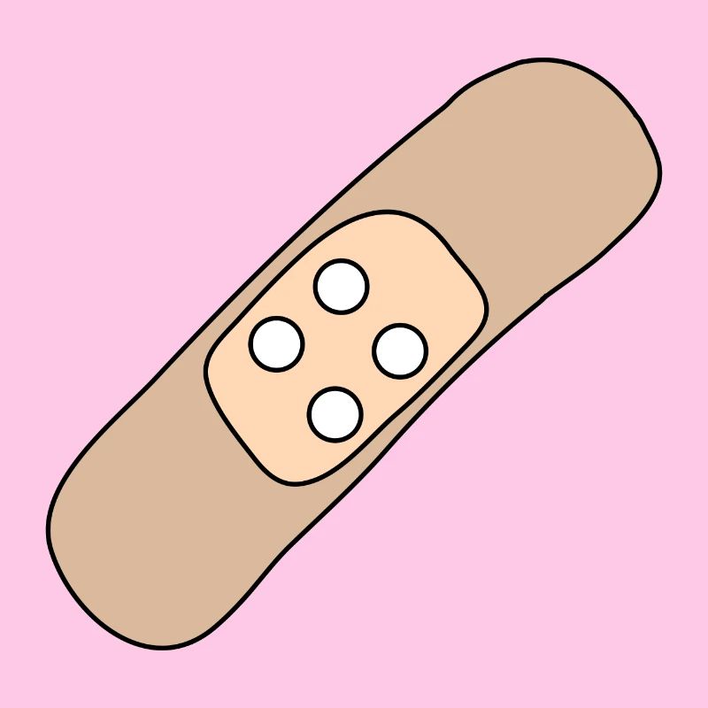 Patch, blessure, blessure, guérison, idée cadeau